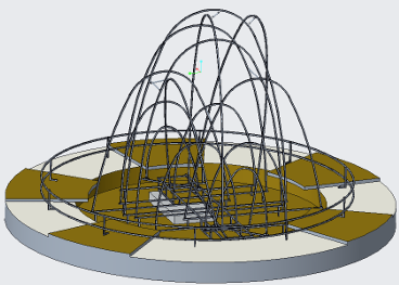Calcul FEM passerelle Riom
